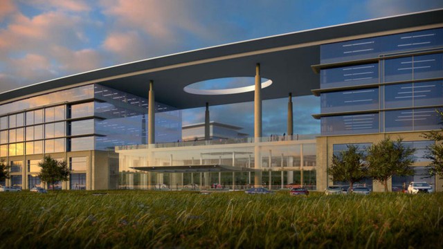 Hình ảnh phác họa trụ sở mới của Toyota Bắc Mỹ tại bang Texas.