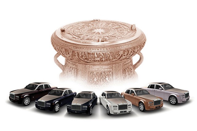 6 phiên bản trong bộ sưu tập Trống Đồng của Rolls-Royce Phantom.