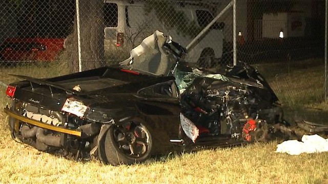 Người lái chiếc Lamborghini Gallardo đã tử vong trong vụ tai nạn.
