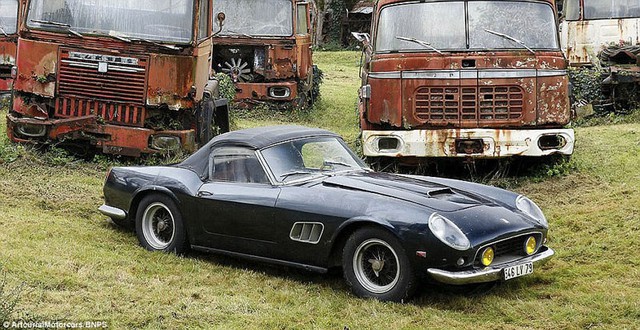 Chiếc Ferrari 250 GT SWB trị giá 23 triệu USD được tìm thấy trong nông trại.