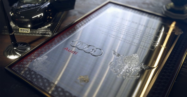 
Ngay cả giấy chứng nhận sự liên minh giữa Audi và vương quốc Lucis cũng được nhà sản xuất đưa ra như một bằng chứng giống thật.
