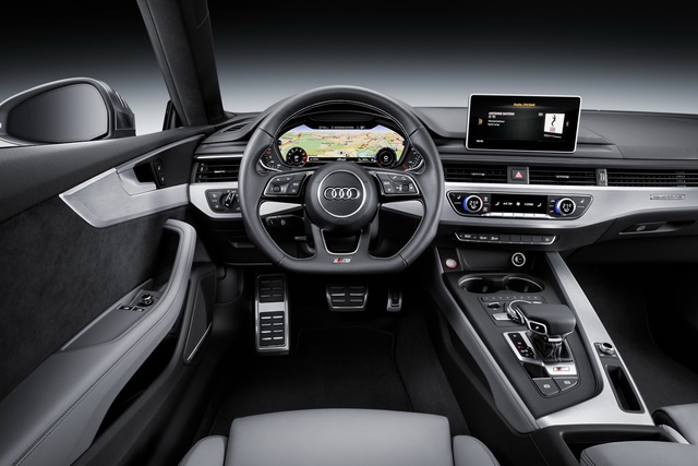 
Về an toàn, Audi A5 Coupe thế hệ mới đi kèm bộ cảm ứng bên sườn/phía sau, hỗ trợ giao thông phía sau, kiểm soát hành trình, hỗ trợ khi gặp tắc đường, nhận diện biển báo, hỗ trợ cảnh báo làn đường thích ứng và hỗ trợ quay đầu.
