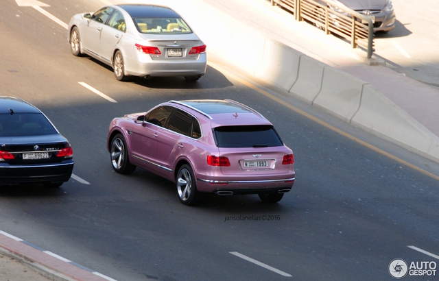 
Cũng chưa rõ chiếc Bentley Bentayga màu hồng có được cải tiến hệ dẫn động hay không. Nếu không, chiếc Bentley Bentayga màu hồng này vẫn sử dụng động cơ W12, tăng áp kép, dung tích 6.0 lít, sản sinh công suất tối đa 600 mã lực và mô-men xoắn cực đại 900 Nm. Sức mạnh được truyền tới cả 4 bánh thông qua hộp số tự động 8 cấp.
