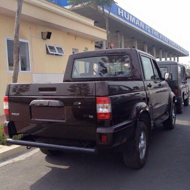 UAZ Pickup về Việt Nam sử dụng động cơ diesel