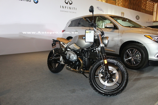 
Hãng mô tô duy nhất tham dự triển lãm VIMS 2016 là BMW Motorrad sẽ mang đến chiếc R NineT Scrambler cùng mẫu naked bike G310R.
