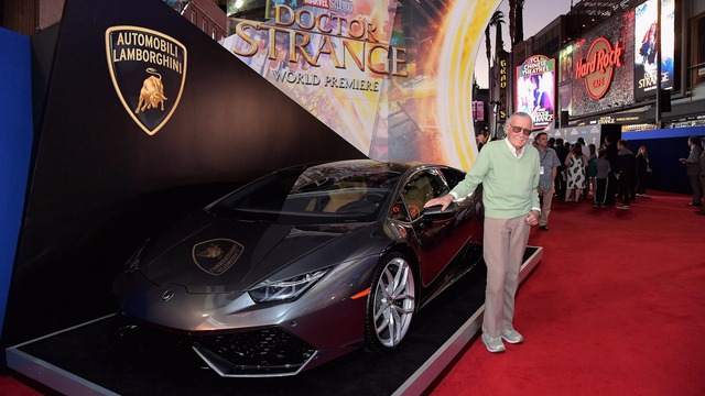 
Lamborghini Huracan trong sự kiện ra mắt phim
