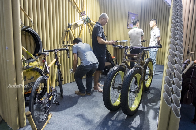 Độc đáo xe đạp làm từ tre của Việt Nam, giá ngang xe máy - Ảnh 7.