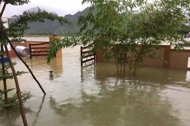 
Tổng lượng mưa trong mấy ngày qua ở Quảng Bình đã vượt mức báo động. Nguồn: facebook.

