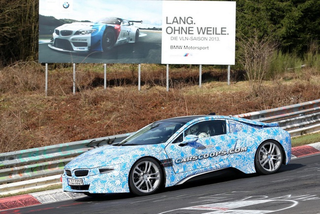 BMW i8 Hybrid Coupe khoe mình tại Nurburgring 4