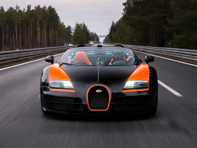 Xem Veyron Grand Sport Vitesse lập kỷ lục tốc độ 1