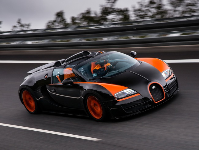 Xem Veyron Grand Sport Vitesse lập kỷ lục tốc độ 5