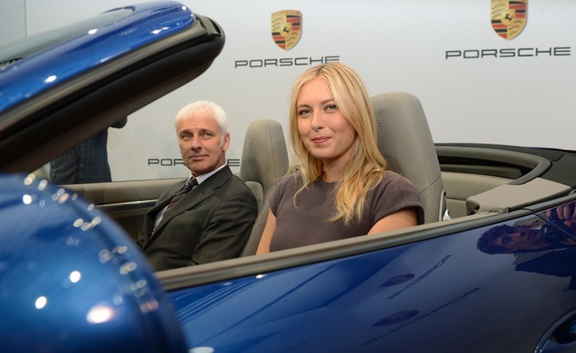 Maria Sharapova trở thành đại sứ thương hiệu Porsche 6