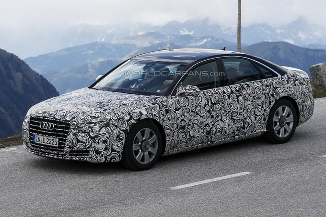 Audi A8 phiên bản cập nhật xuất hiện trên đường thử 2