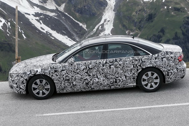 Audi A8 phiên bản cập nhật xuất hiện trên đường thử 3