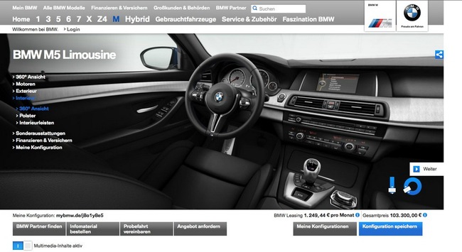 Rò rỉ hình ảnh BMW M5 2014 12