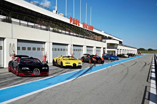 Đoàn quân Bugatti hội ngộ tại trường đua Circuit Paul Ricard 6