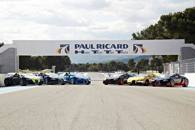 Đoàn quân Bugatti hội ngộ tại trường đua Circuit Paul Ricard 8