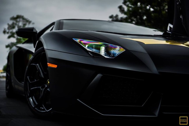 Tóc vàng "chơi trội" với Lamborghini Aventador phong cách Người dơi 15