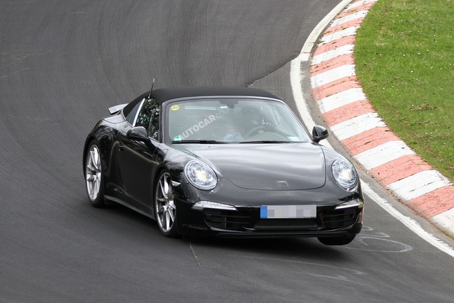 Porsche 911 Targa xuất hiện tại Nurburgring 1