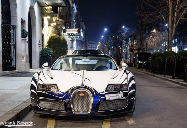 Xế hiếm Bugatti Veyron L’Or Blanc tỏa sáng tại Paris 2