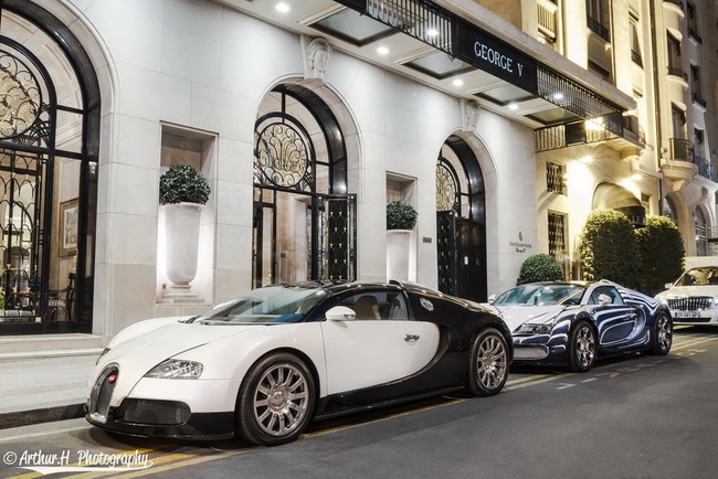 Xế hiếm Bugatti Veyron L’Or Blanc tỏa sáng tại Paris 7