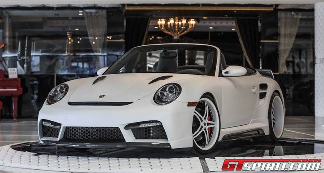 Porsche 997 Turbo Cabriolet bản độ trắng tinh khôi của Couture Customs 1