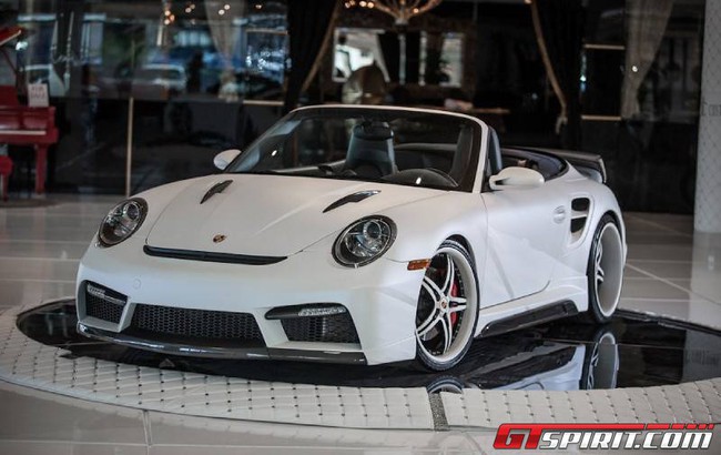 Porsche 997 Turbo Cabriolet bản độ trắng tinh khôi của Couture Customs 2