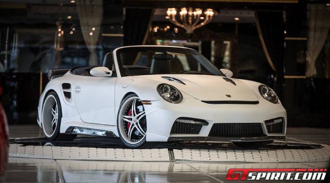 Porsche 997 Turbo Cabriolet bản độ trắng tinh khôi của Couture Customs 3