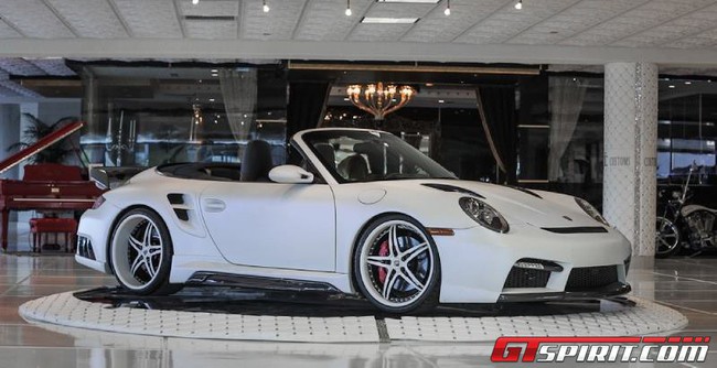 Porsche 997 Turbo Cabriolet bản độ trắng tinh khôi của Couture Customs 4