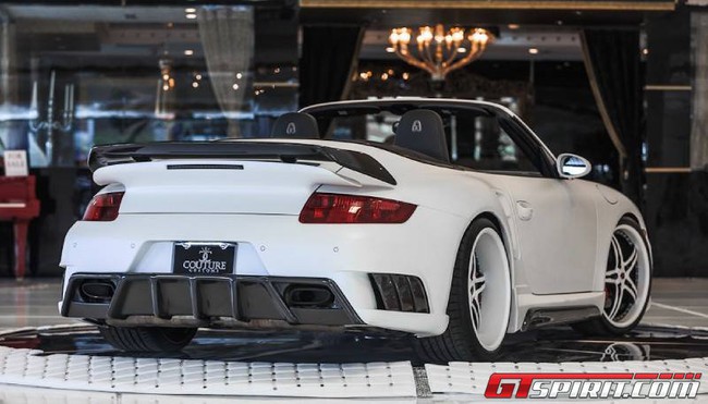 Porsche 997 Turbo Cabriolet bản độ trắng tinh khôi của Couture Customs 7