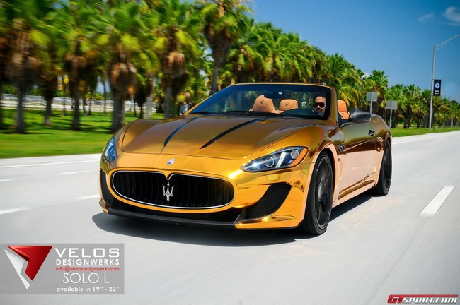 “Bọc vàng” Maserati GranCabrio MC 9