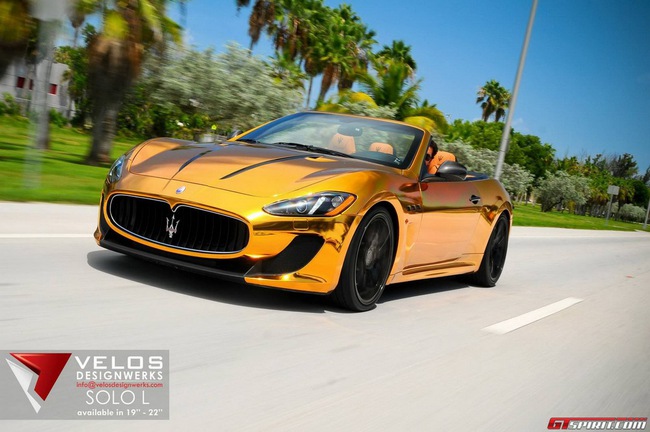 “Bọc vàng” Maserati GranCabrio MC 10