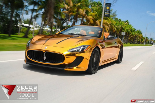 “Bọc vàng” Maserati GranCabrio MC 11