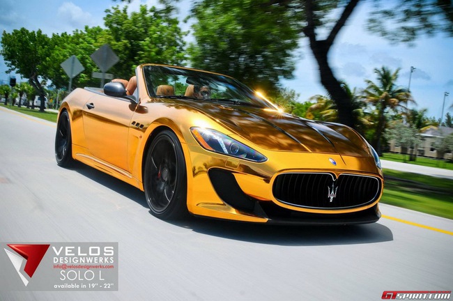 “Bọc vàng” Maserati GranCabrio MC 12
