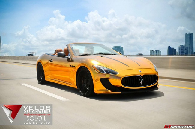 “Bọc vàng” Maserati GranCabrio MC 14