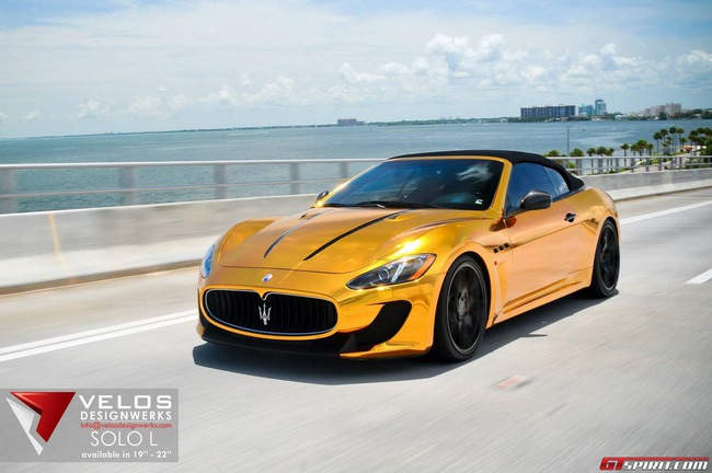 “Bọc vàng” Maserati GranCabrio MC 17