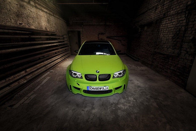BMW 1-Series M Coupe siêu nổi bật với màu xanh nõn chuối 7