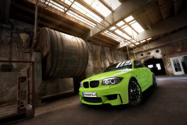 BMW 1-Series M Coupe siêu nổi bật với màu xanh nõn chuối 9