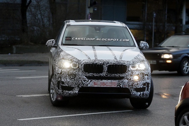 BMW X5 2014 vào ống kính vì "hớ hênh" đi thử ngoài đường 1