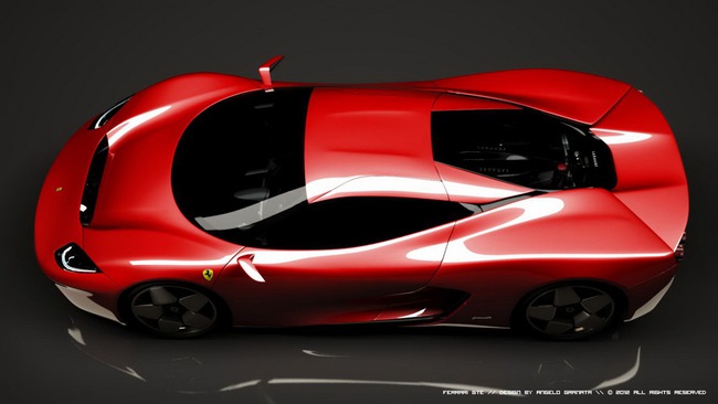 Ferrari GTE Concept hình hài trong mơ của F70 9