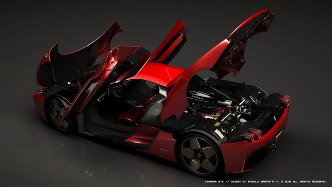 Ferrari GTE Concept hình hài trong mơ của F70 10