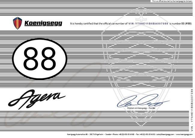 Rao bán xế độc Koenigsegg Agera X tại mức giá "sáu số tám" 17