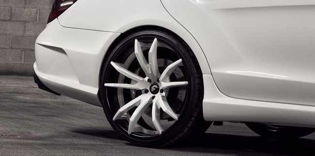 Mercedes-Benz CLS lạ mắt với bộ la-zăng của Forgiato Wheels 6