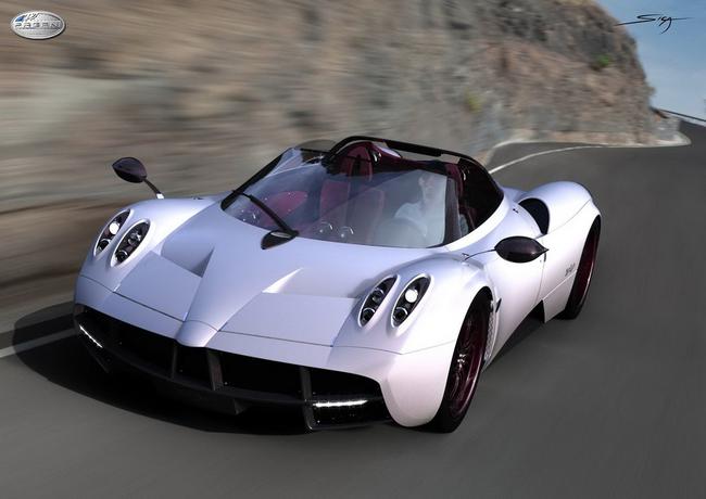 H&igrave;nh h&agrave;i trong mơ của Pagani Huayra Roadster 4