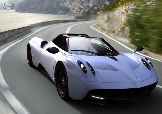 H&igrave;nh h&agrave;i trong mơ của Pagani Huayra Roadster 5