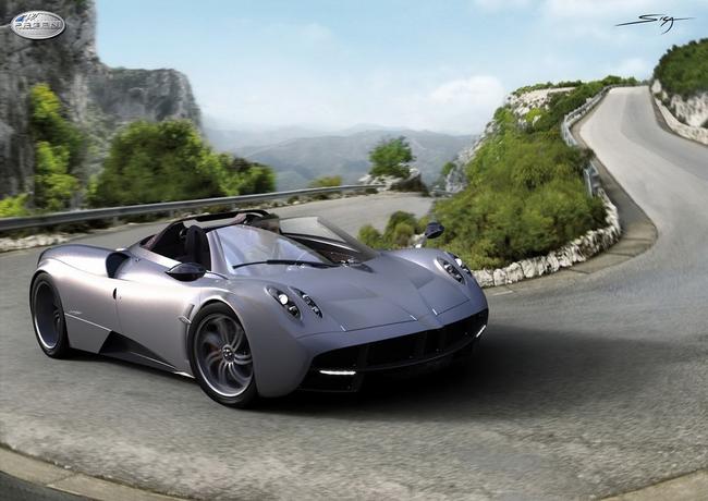 H&igrave;nh h&agrave;i trong mơ của Pagani Huayra Roadster 6