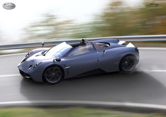 H&igrave;nh h&agrave;i trong mơ của Pagani Huayra Roadster 8