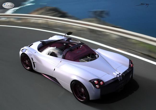 H&igrave;nh h&agrave;i trong mơ của Pagani Huayra Roadster 12