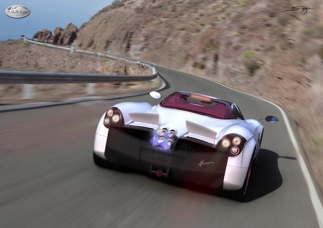 H&igrave;nh h&agrave;i trong mơ của Pagani Huayra Roadster 14