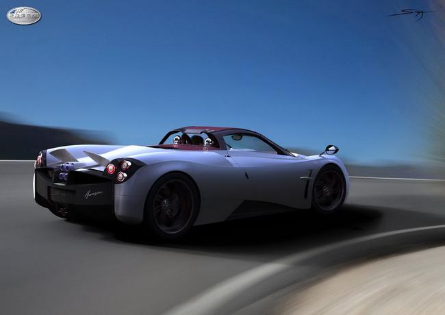 H&igrave;nh h&agrave;i trong mơ của Pagani Huayra Roadster 15